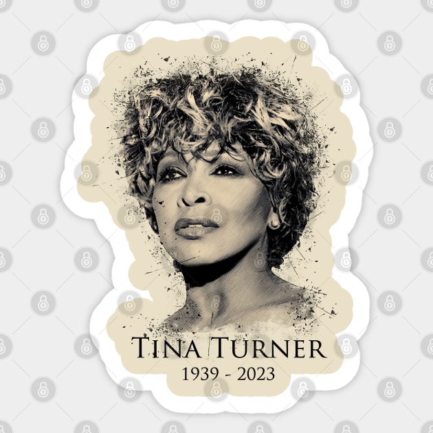 RIP Tina Turner Sticker by Yopi